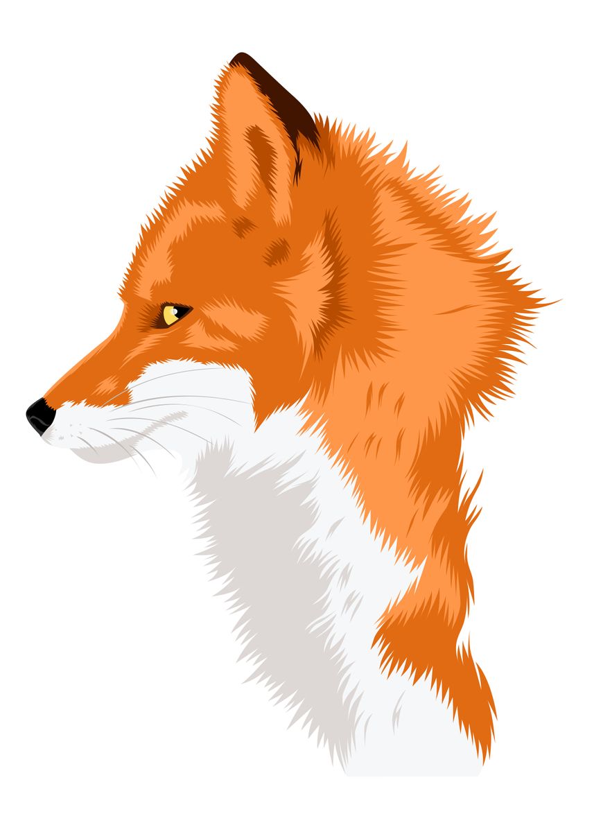 'Fox' Poster by Alberto Perez Displate