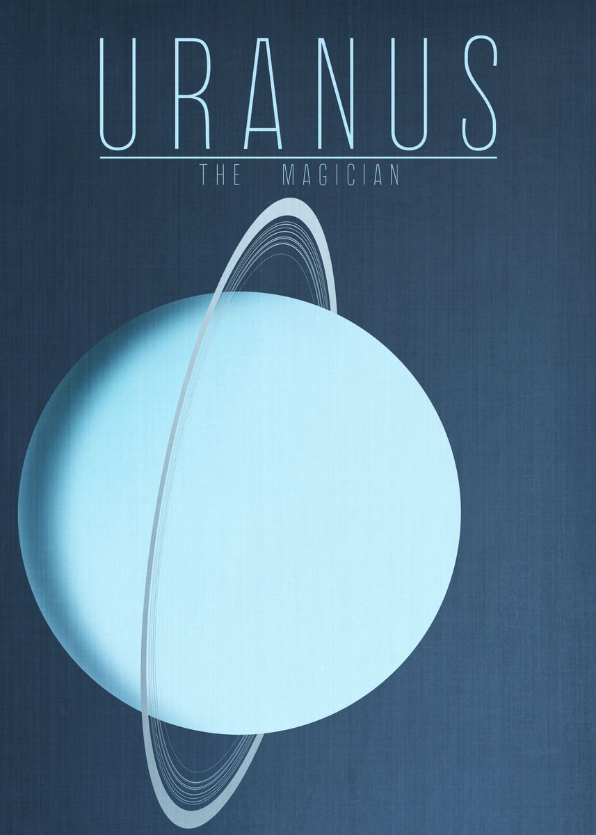 'Uranus - The Magician 7/9 in the complete set of planet ... ' Poster ...