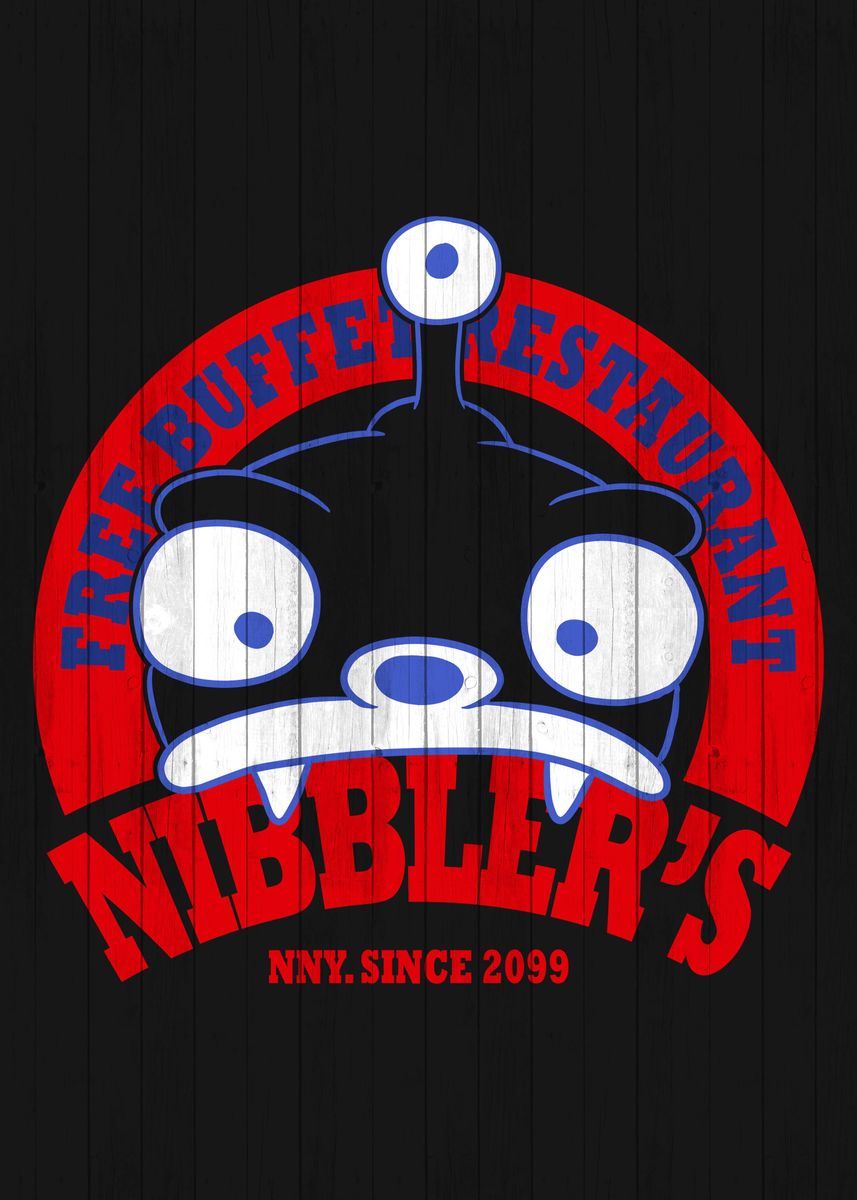 'nibblers free buffet restaurant' Poster, picture, metal print, paint