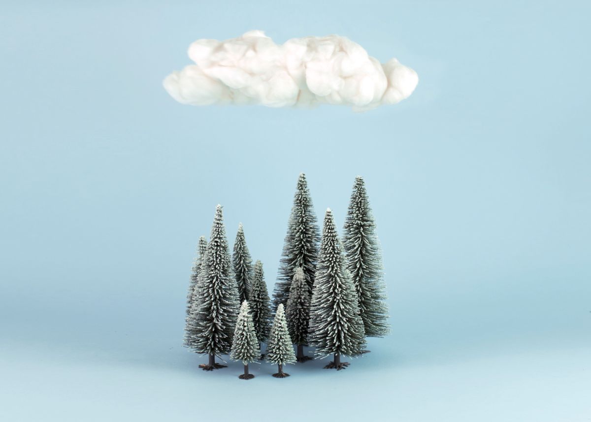 'A cloud over the forest' Poster by JoseManuel Rios Valiente | Displate
