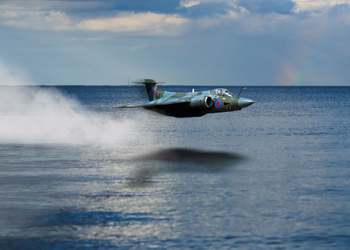 'Low Level Blackburn Buccaneer' Poster By Airpower Art | Displate