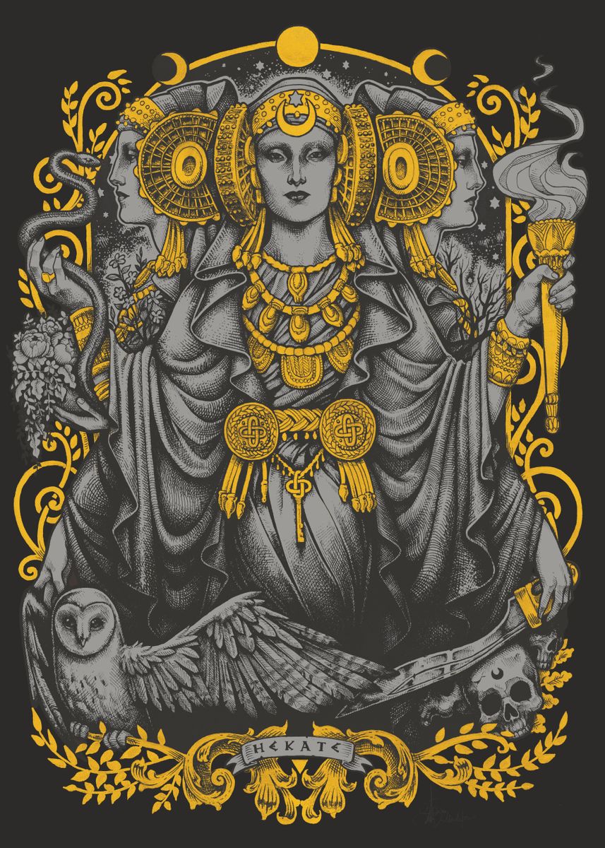 'Iberian Hecate, by Medusa Dollmaker' Poster, picture, metal print ...