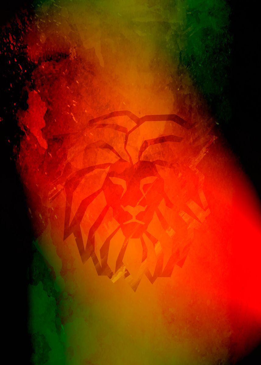 'Iron Lion Zion' Poster by Juan Goncalves Displate