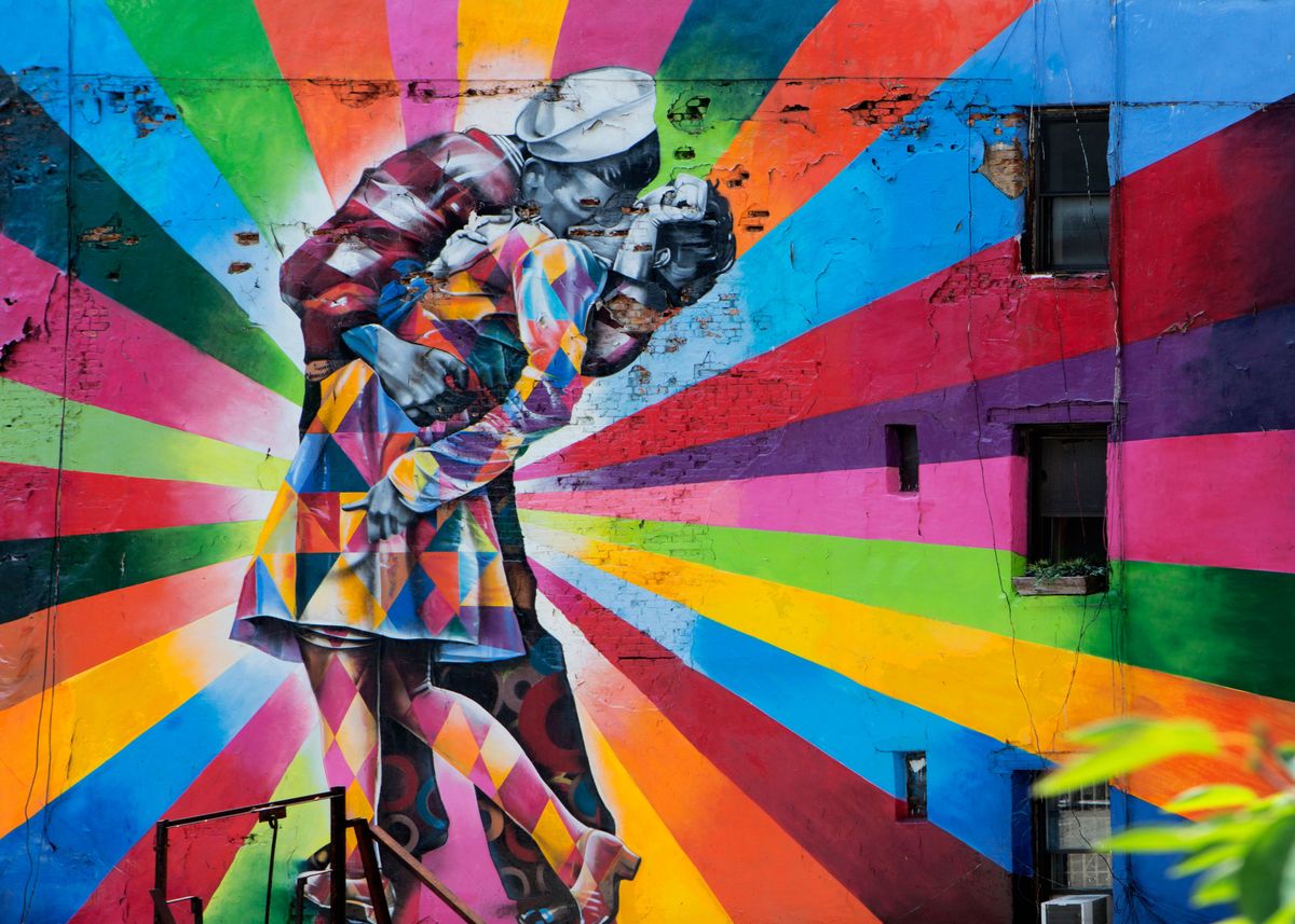 'Street Art in Manhattan, New York.' Poster by David Hare Displate