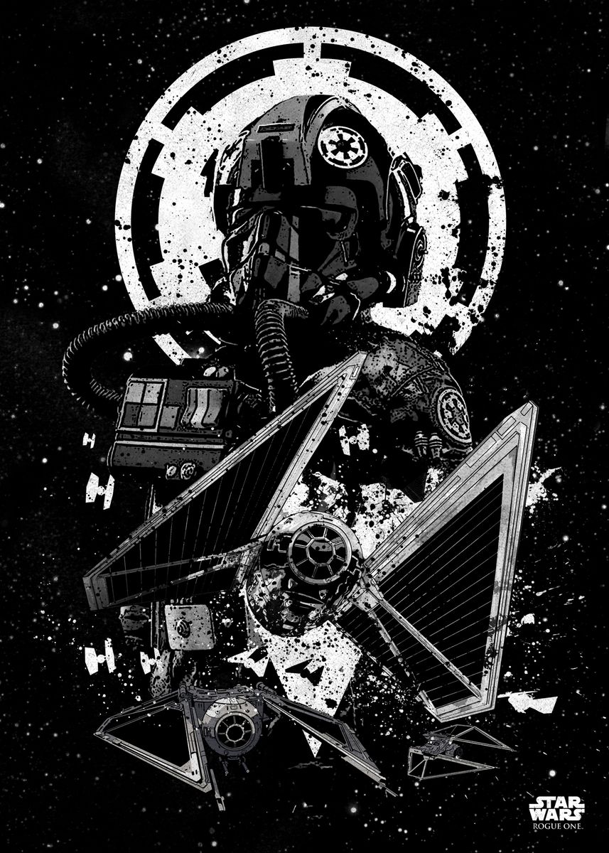 'TIE Striker' Poster by Star Wars   | Displate