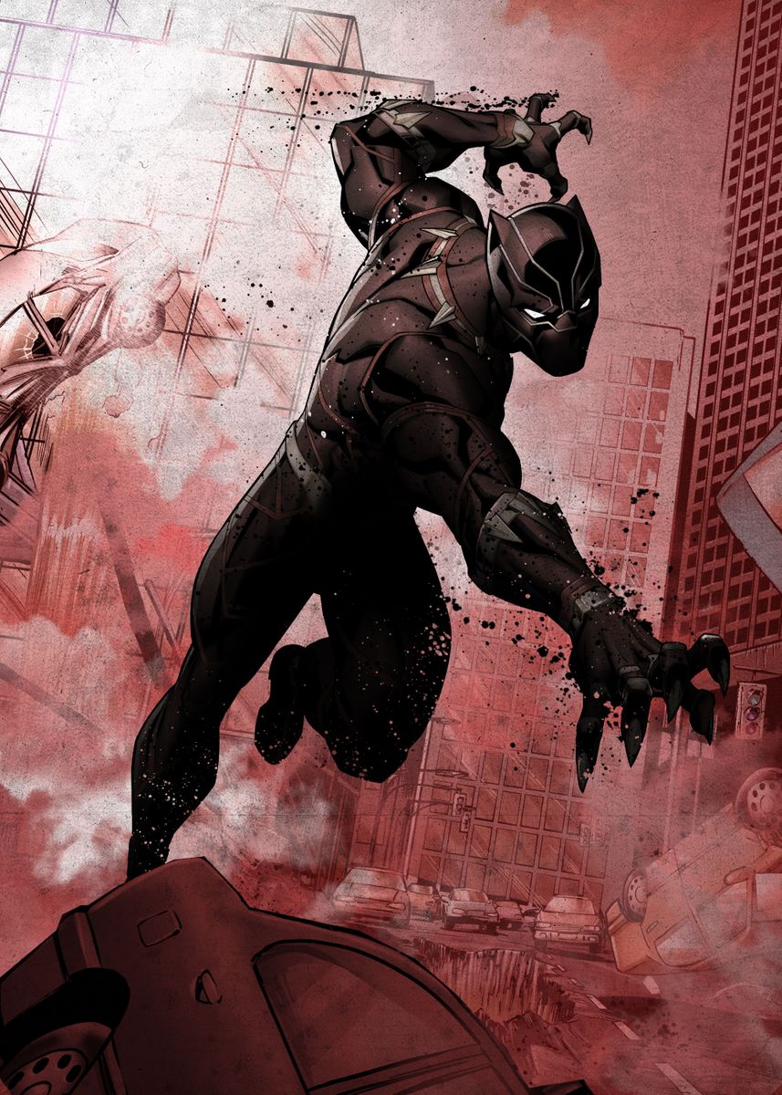 'Black Panther' Poster by Marvel   | Displate