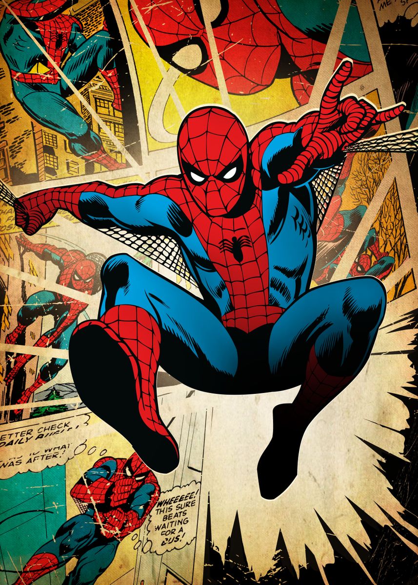 Spider-Man' Poster by Marvel | Displate