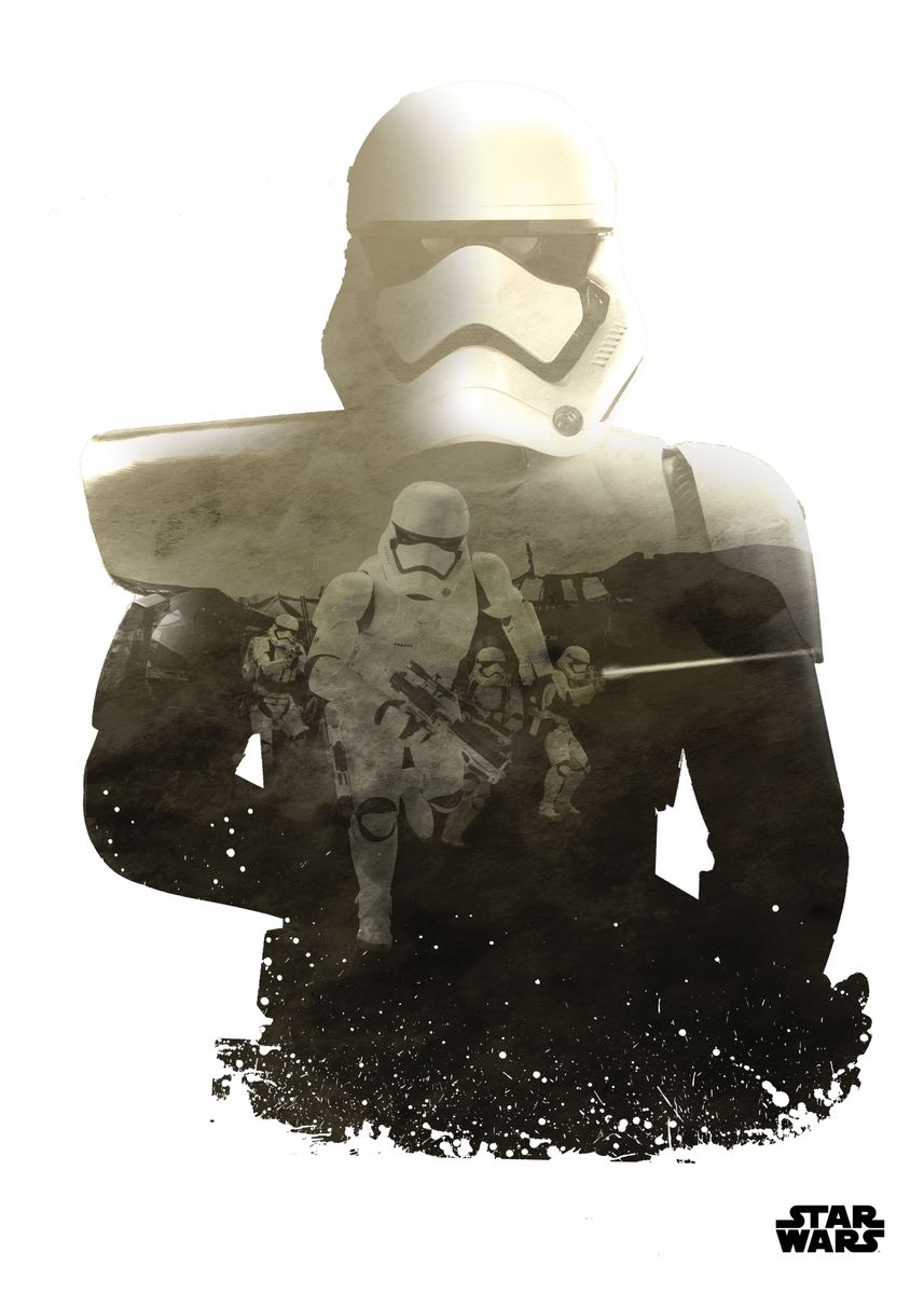 'Stormtrooper' Poster, picture, metal print, paint by Star Wars | Displate
