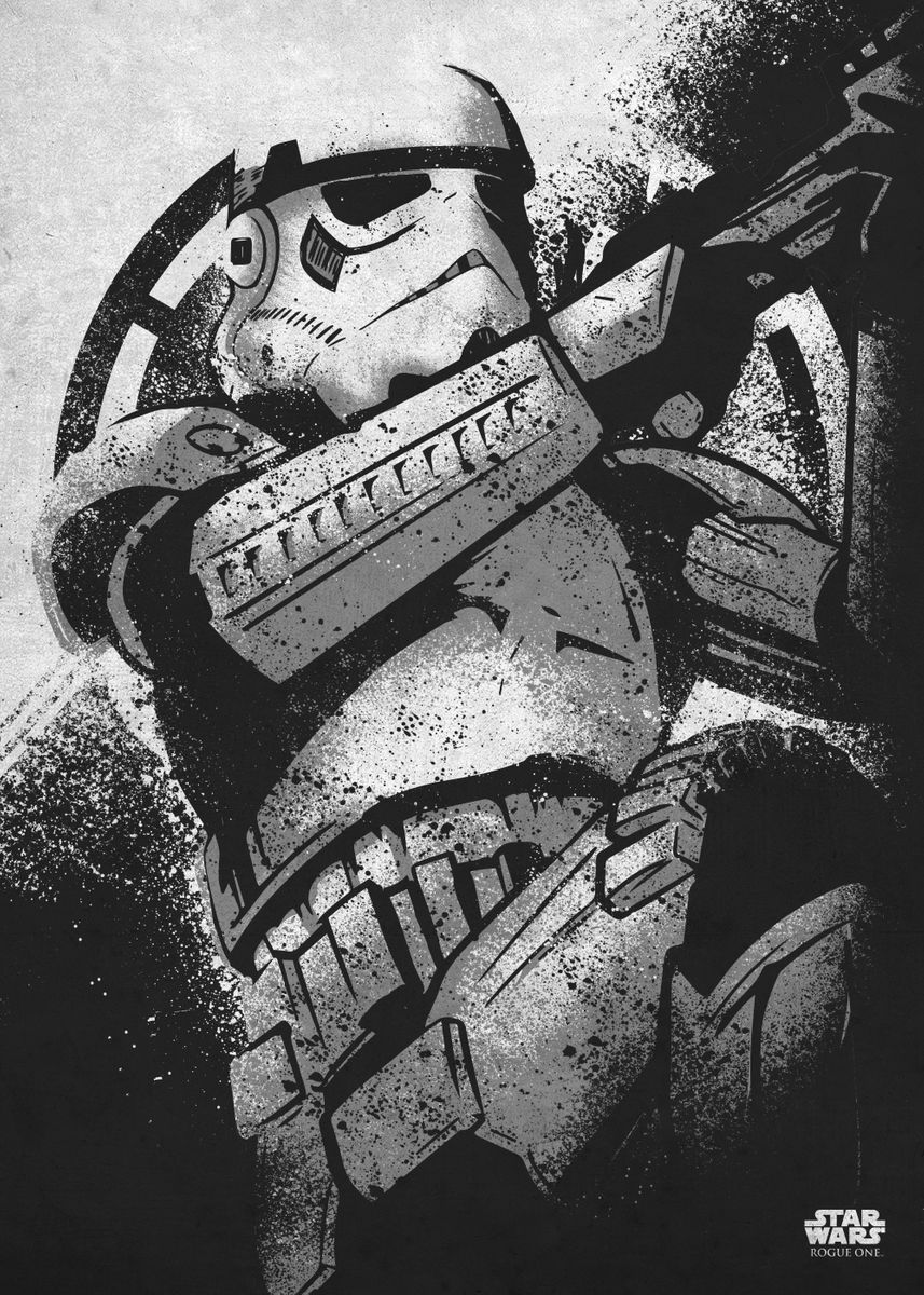 'Stormtrooper' Poster, picture, metal print, paint by Star Wars | Displate