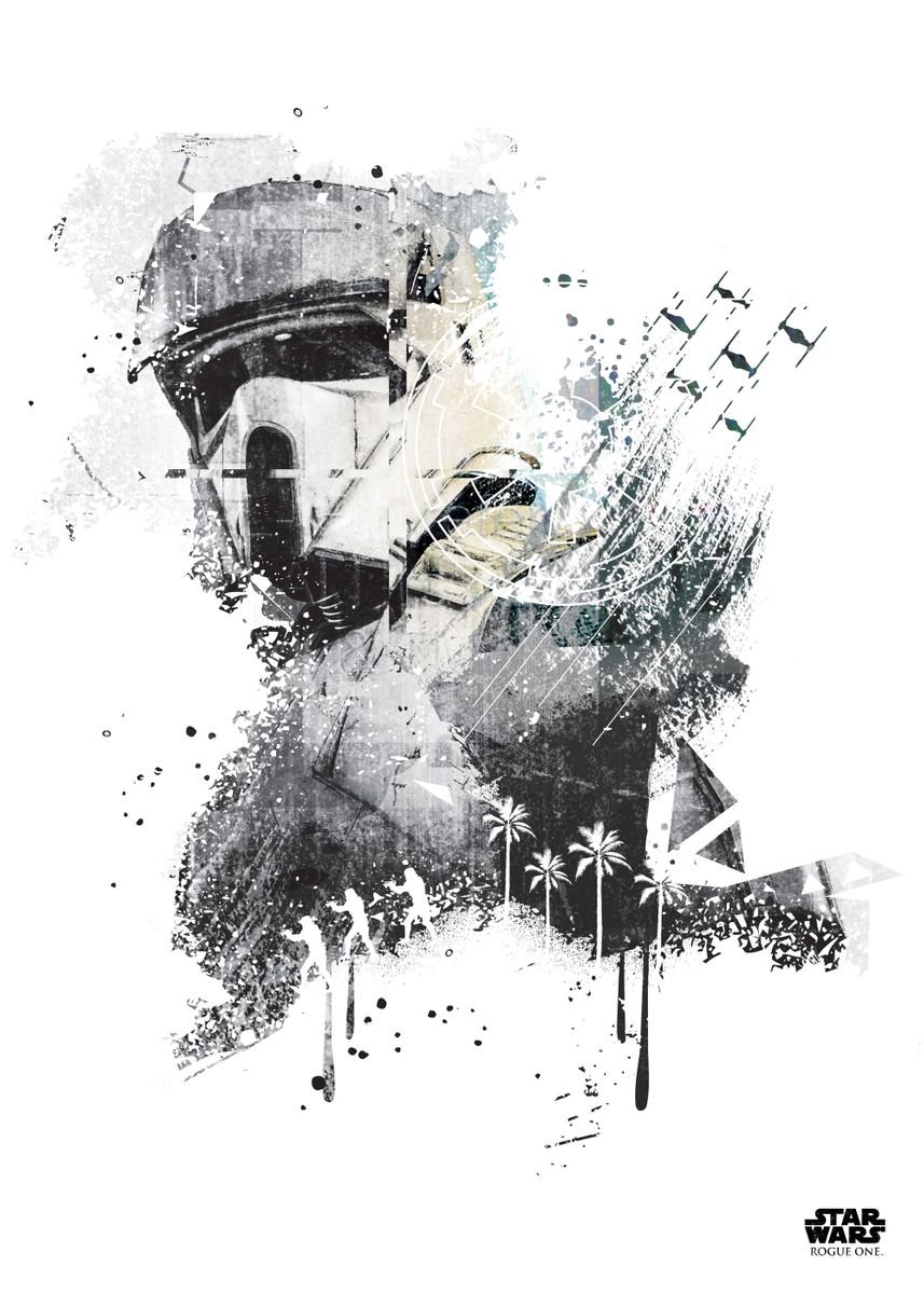 'Scarif Trooper' Poster by Star Wars   | Displate