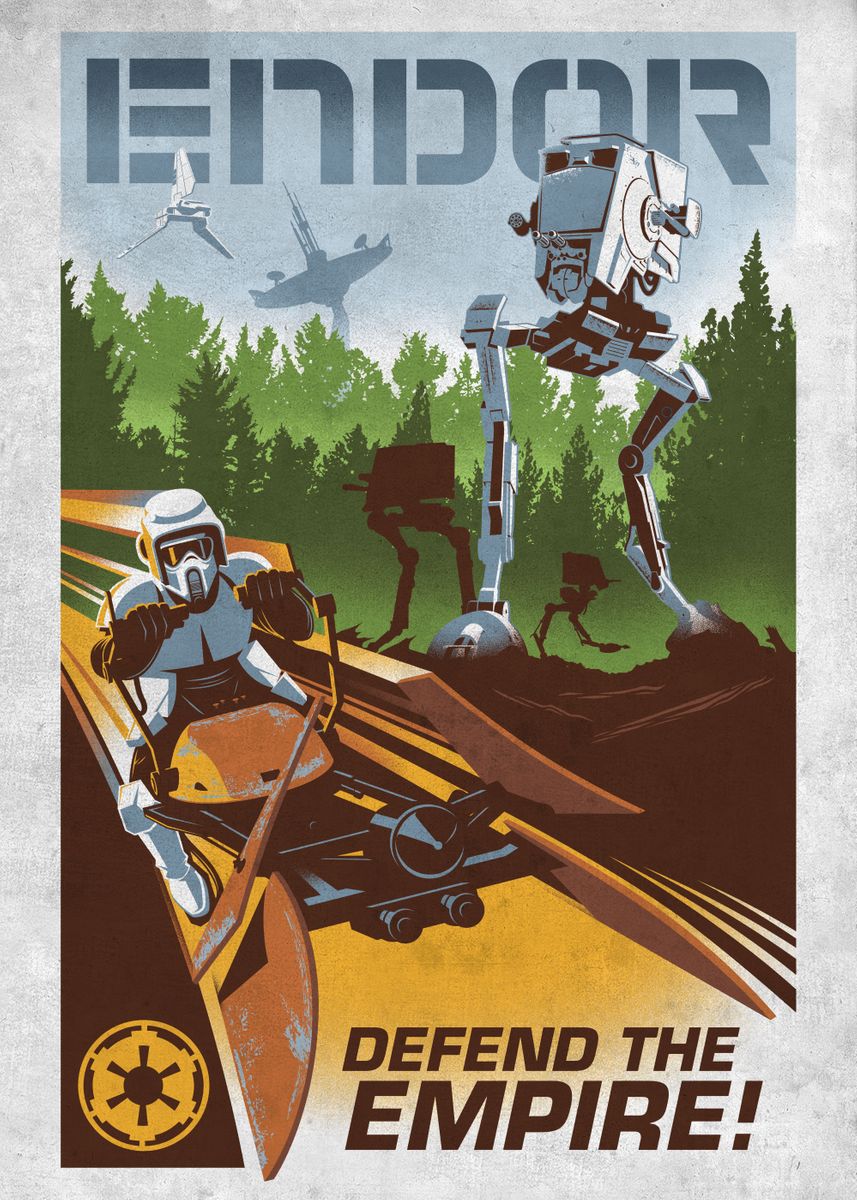 'Defend the Empire' Poster by Star Wars   | Displate