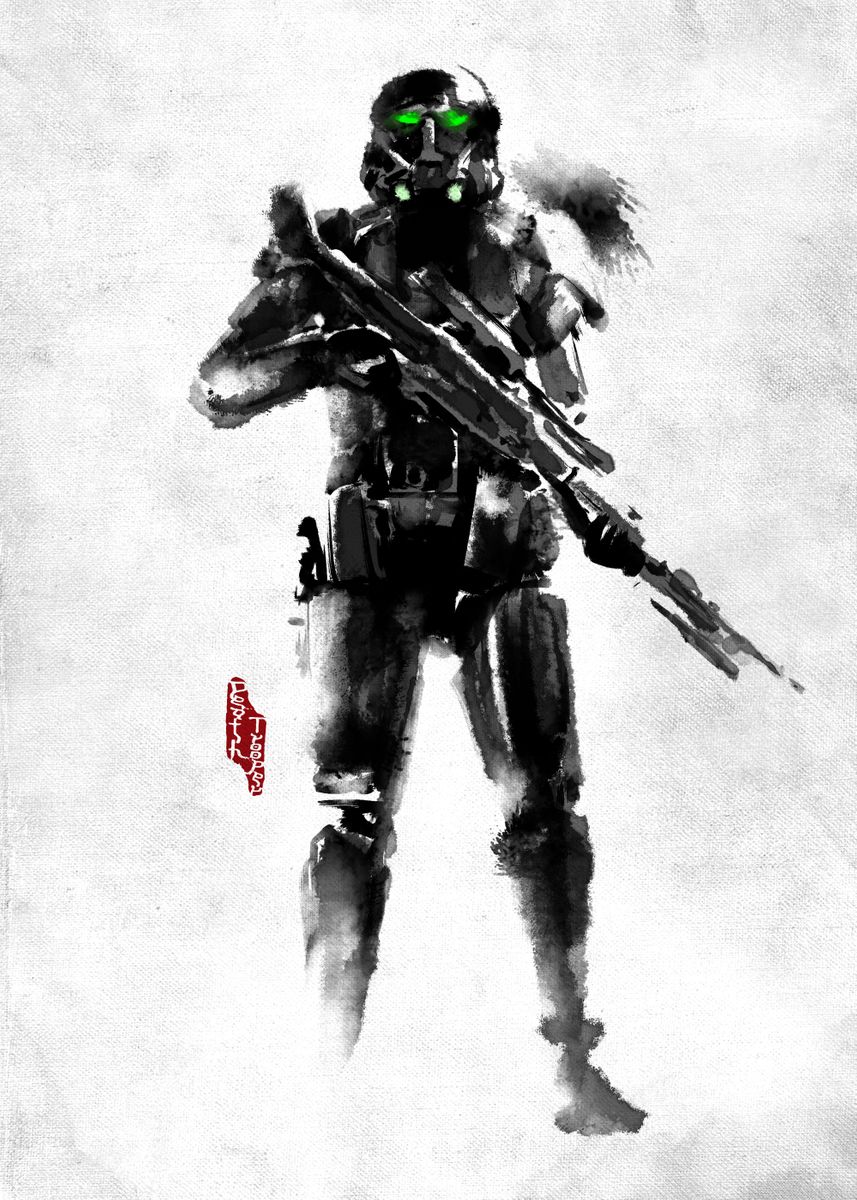 'Death Trooper' Poster by Star Wars   | Displate