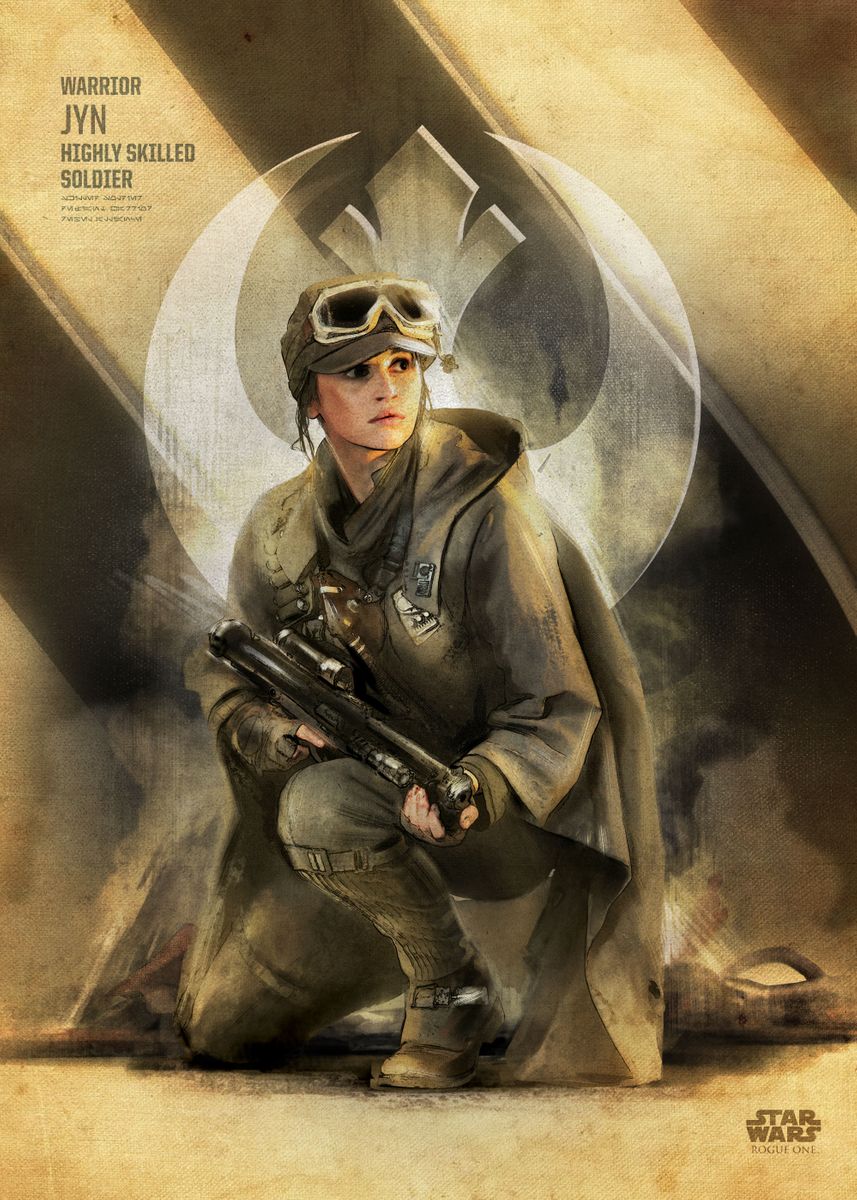 'Jyn' Poster by Star Wars   | Displate