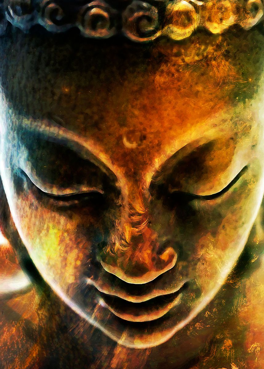 'Buddha 3' Poster by MCAshe Art | Displate