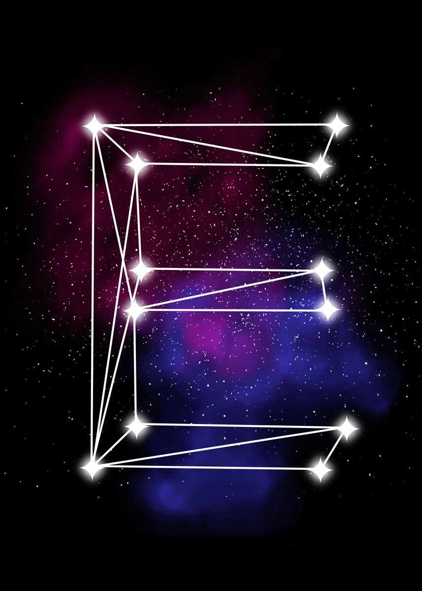 'Initial letter E' Poster by Alberto Perez | Displate