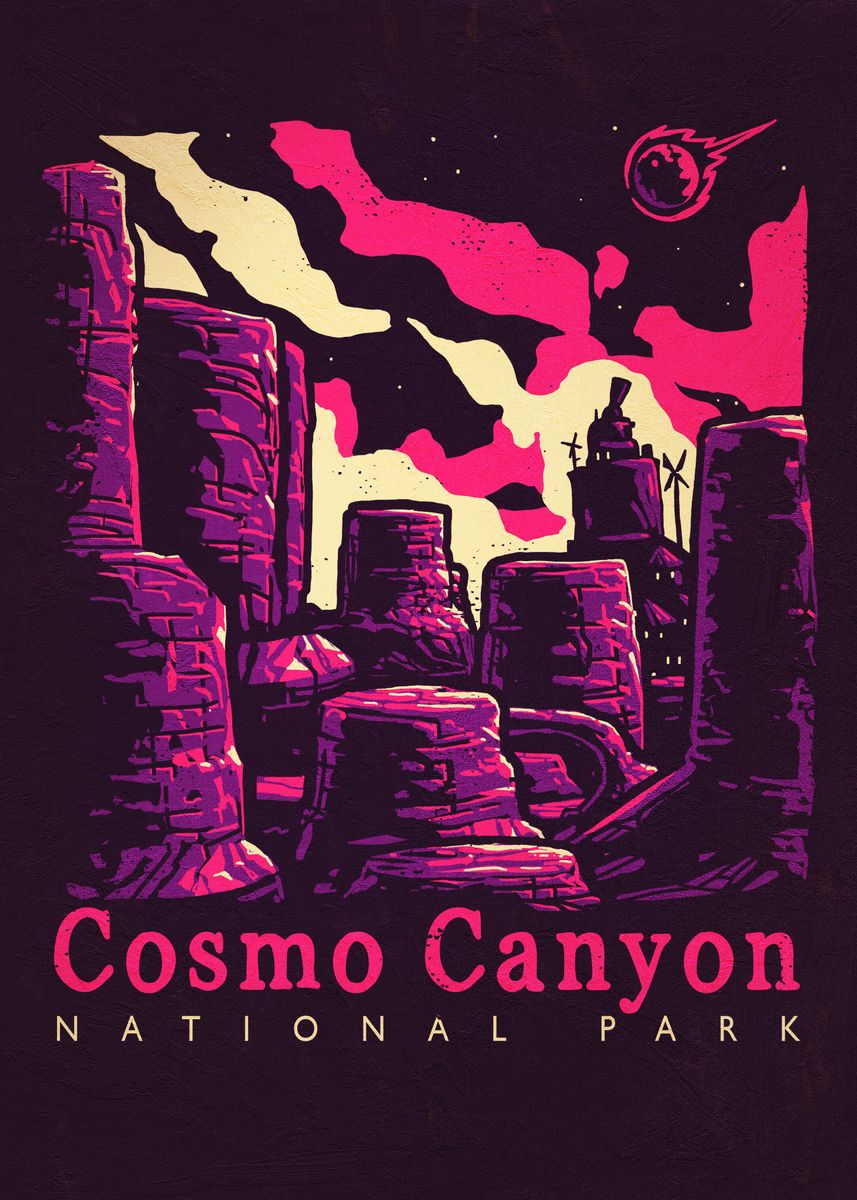 ''Cosmo Canyon' National Park by Ronan Lynam - / Final F ... ' Poster ...