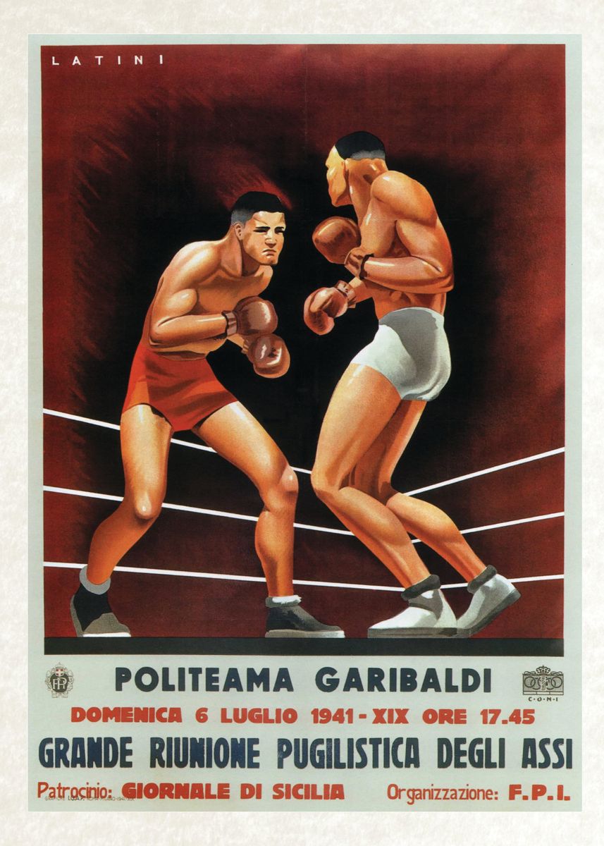 'Vintage Sport Poster' Poster by Fine Art   | Displate