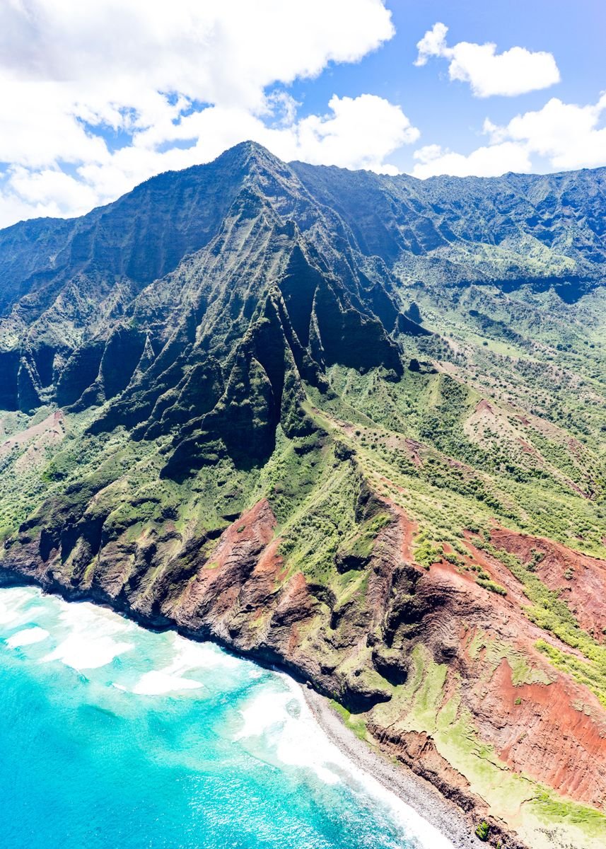 'The Stunning Napali Coast' Poster, picture, metal print, paint by ...