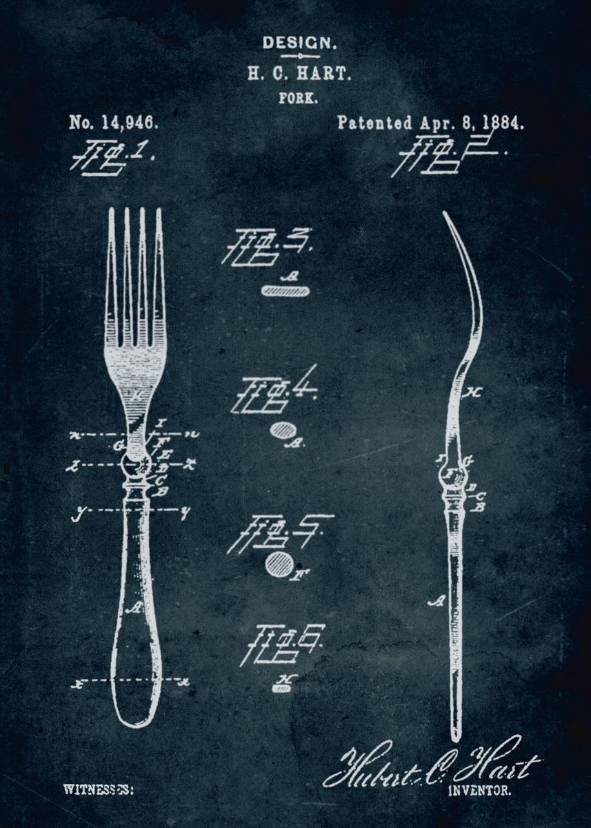 who invented the fork