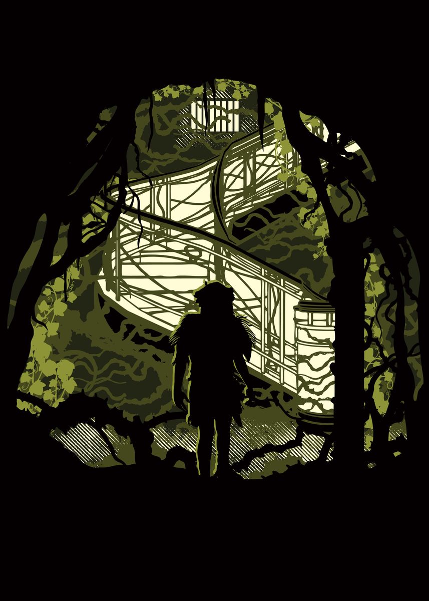 'Killer Vines' Poster by Dale Hutchinson Displate