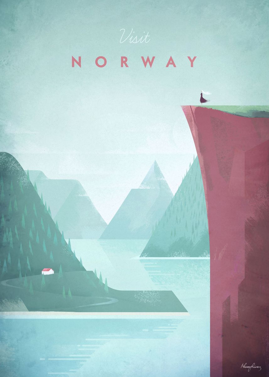 'Norway' Poster by Henry Rivers | Displate