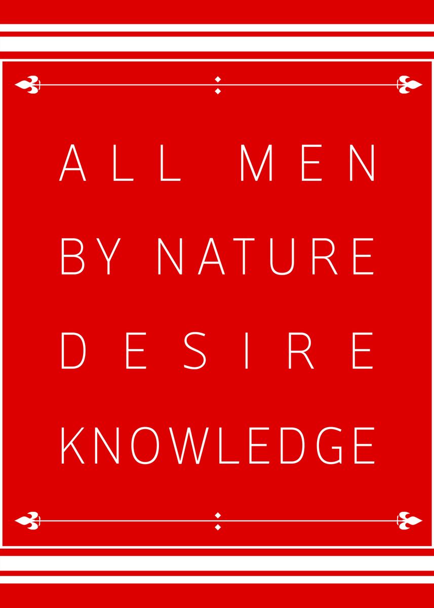 All men nature knowledge -' Poster by Geek me that Displate