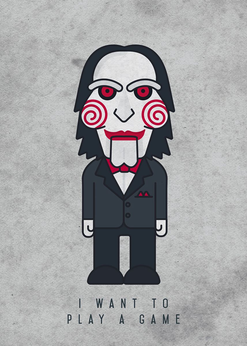 Saw - I want to play a game - Desenho de mel_o_retorno - Gartic