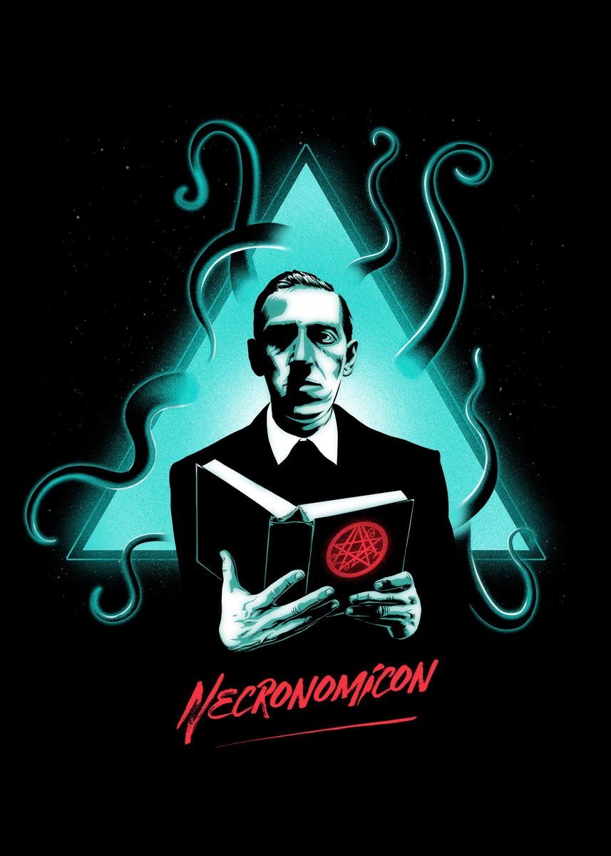 'Necronomicon' Poster, picture, metal print, paint by Denis Orio Ibañez ...