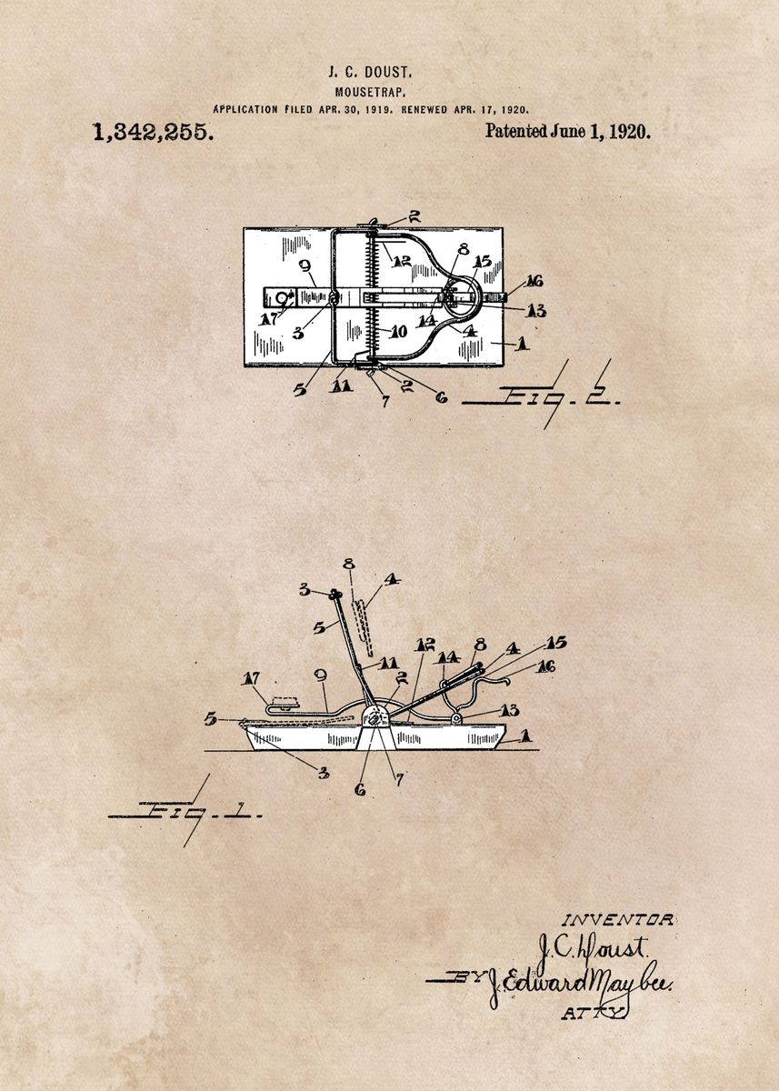 The Weird Patent for a Better Mousetrap