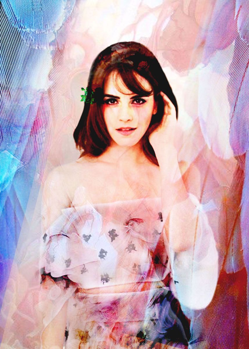 'Emma Watson' Poster, picture, metal print, paint by SS C | Displate