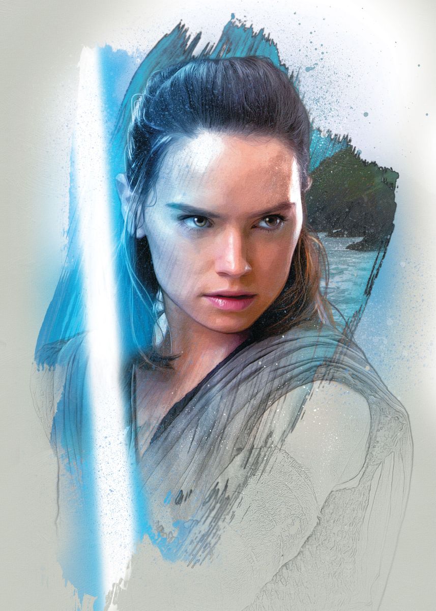 'Rey' Poster by Star Wars   | Displate