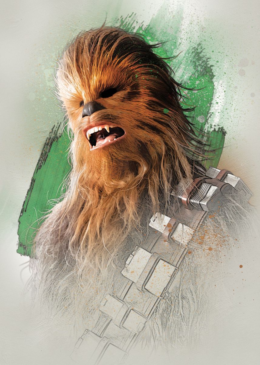 'Chewie' Poster by Star Wars   | Displate