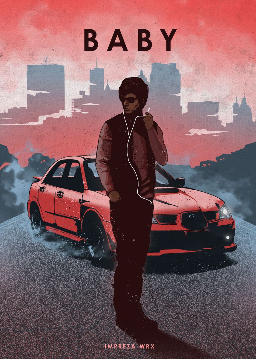 'Baby Driver' Poster by Eden Design | Displate