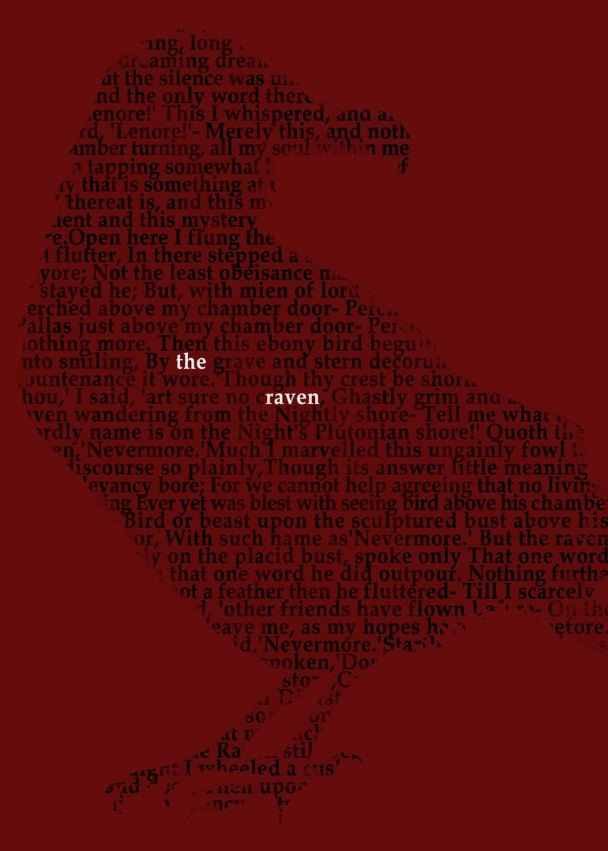 'Quoth The Raven' Poster, picture, metal print, paint by Daniel Gaze ...