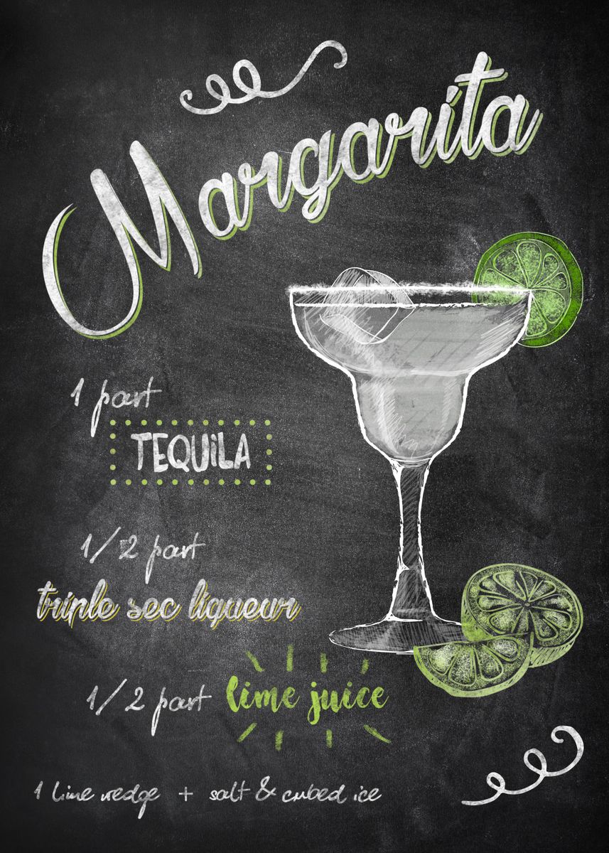 'Margarita' Poster by Joan Derpp | Displate