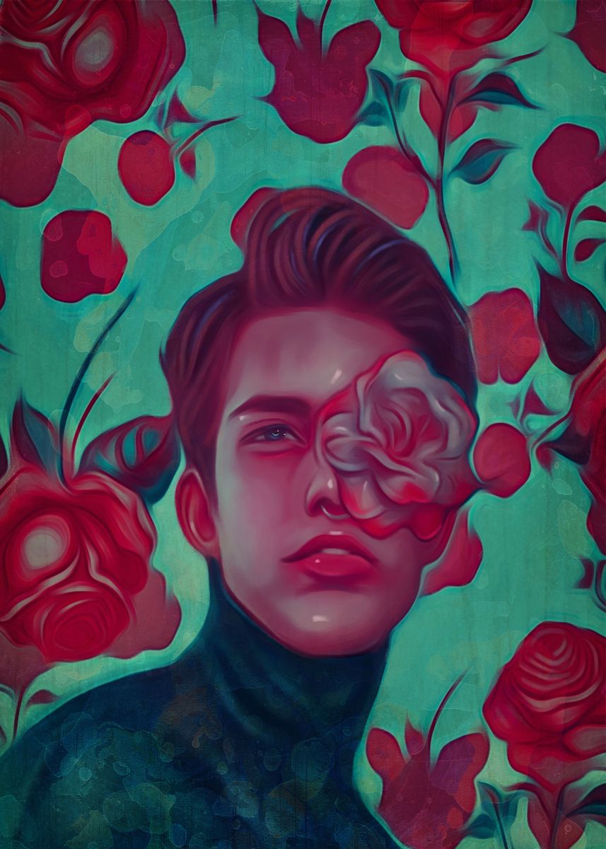 'Prince of roses' Poster by Damir Martic | Displate