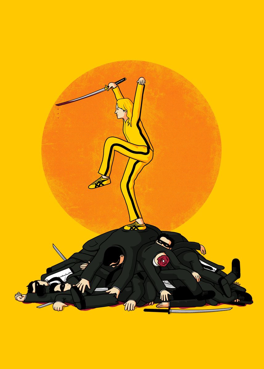 'Karate Kill! ' Poster by Rafael Jurado Castillo Displate