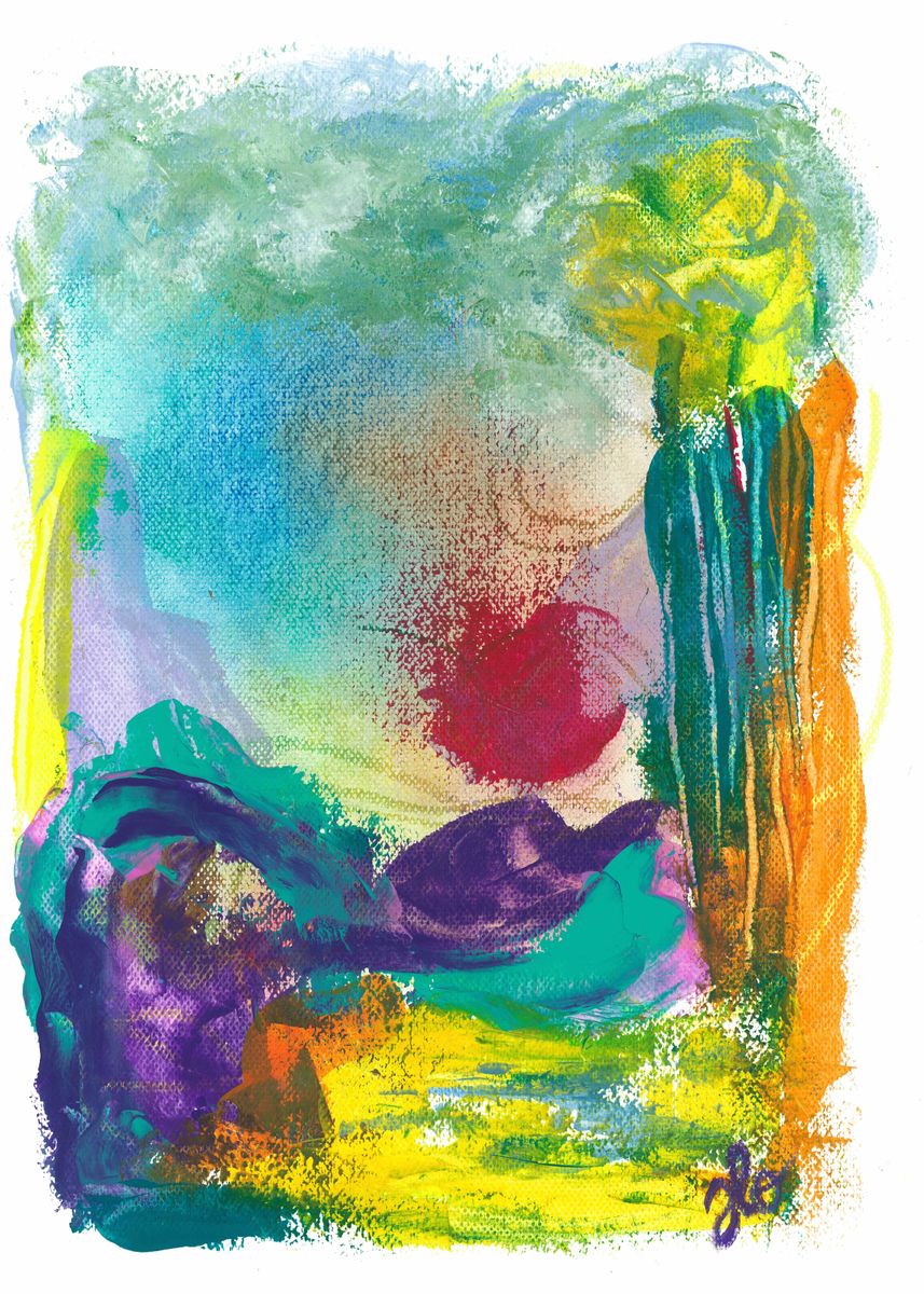 'Springs in the Desert ' Poster by Flora Chan Displate