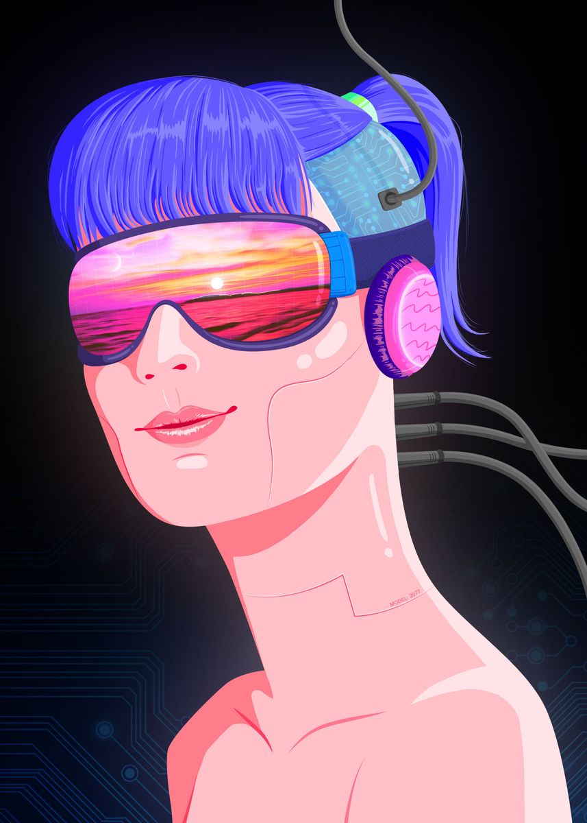 'A 2077's Summer' Poster by Christopher Sanabria | Displate