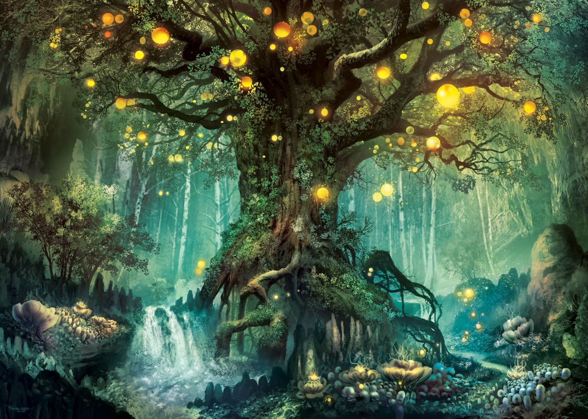 Dimlight Forest Poster