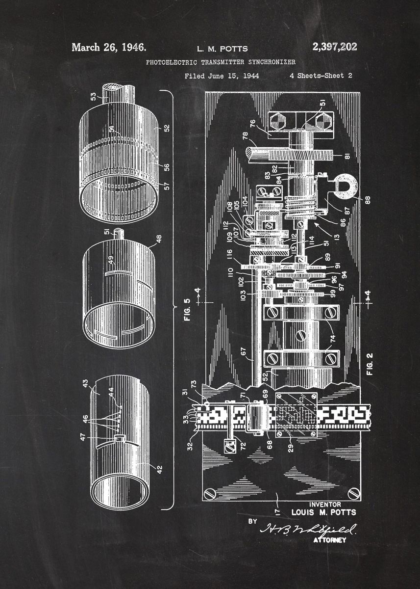 'Photoelectric Transmitter ' Poster, picture, metal print, paint by ...
