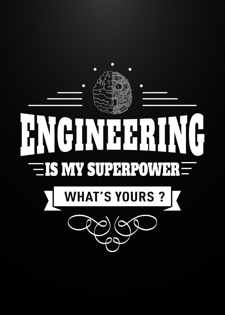 'Engineering Superpower' Poster, picture, metal print, paint by Cornel ...