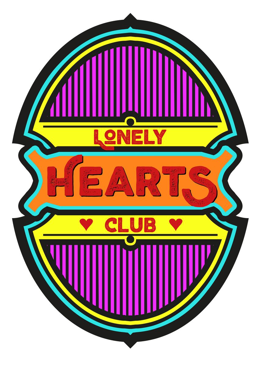 lonely-hearts-club-poster-picture-metal-print-paint-by-ralph