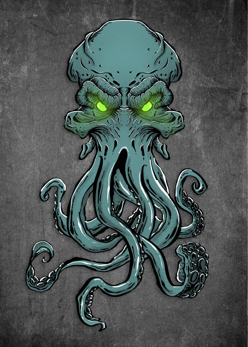 'Cthulhu' Poster, picture, metal print, paint by Christian Strang ...