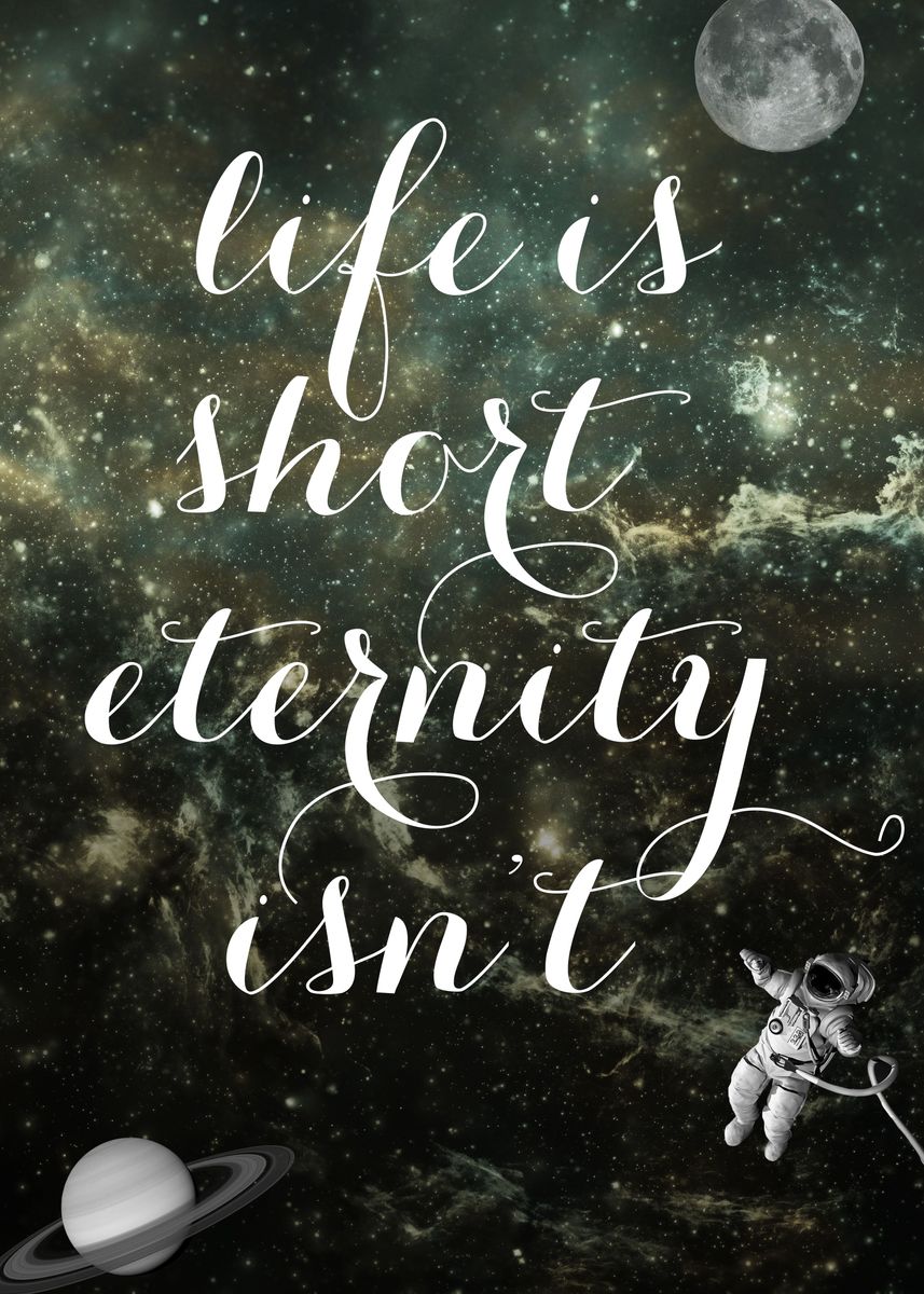 'Life Is Short' Poster by elo marc | Displate