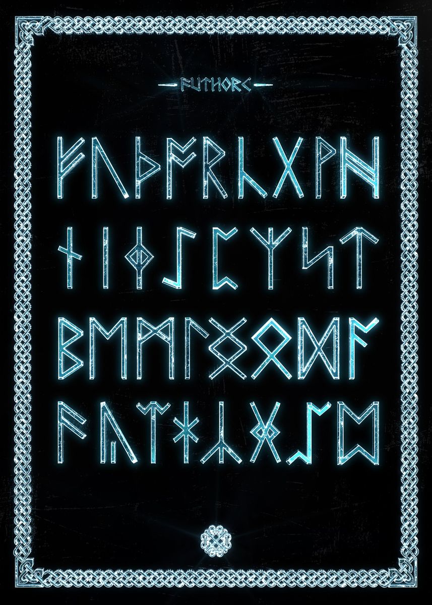 'FUTHORC' Poster, picture, metal print, paint by Christopher Sanabria ...
