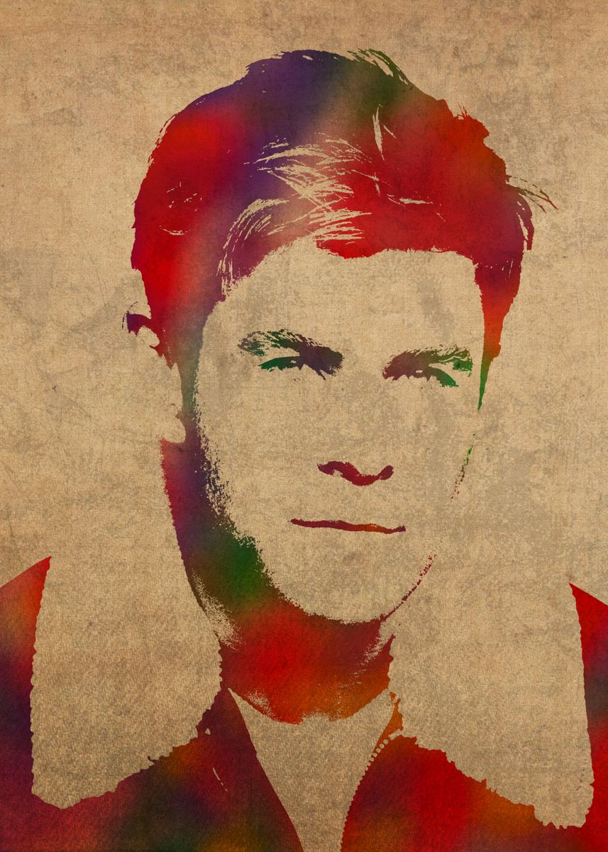 'Chris Hemsworth Watercolor' Poster By Design Turnpike | Displate