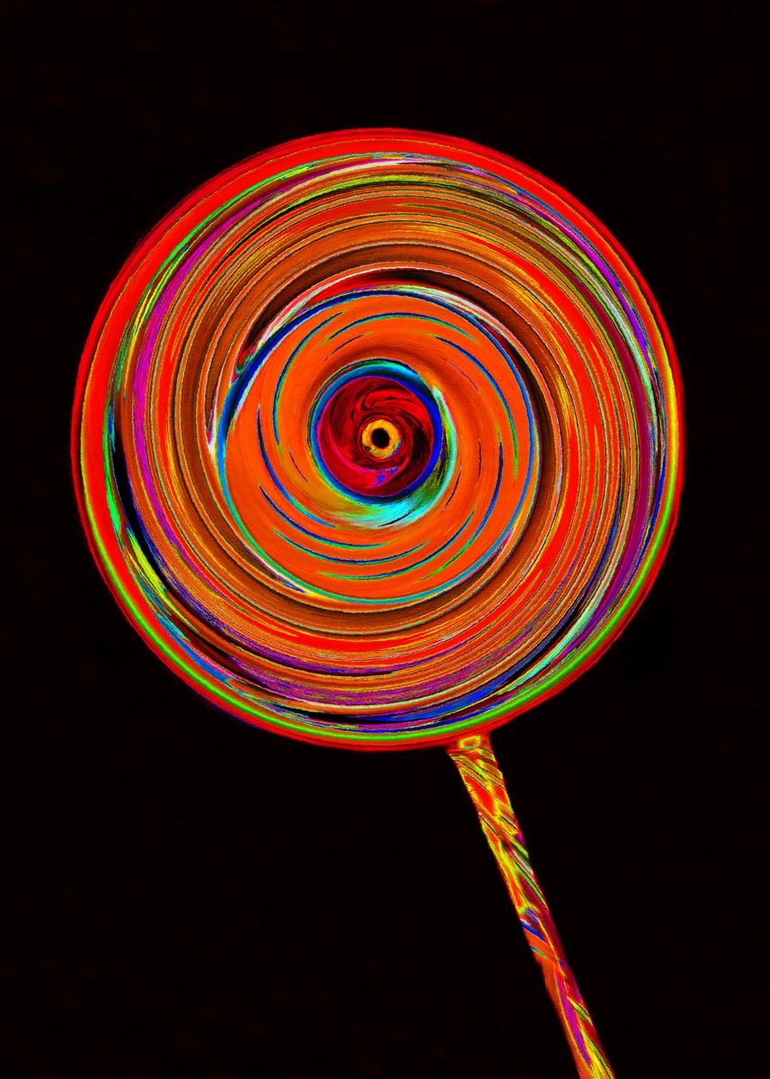 'lollipop ' Poster By David Thompson 