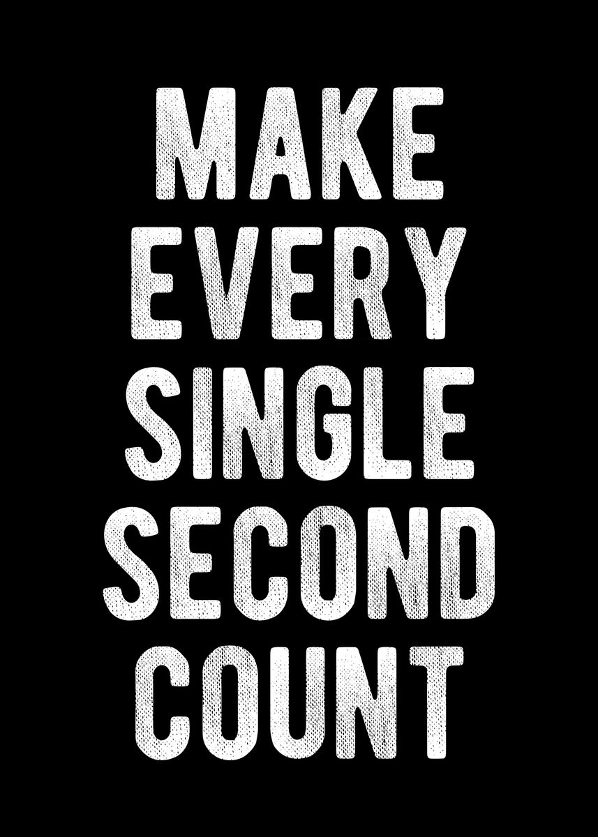 Second count. Make every second count. Your time is Limited на испанском.