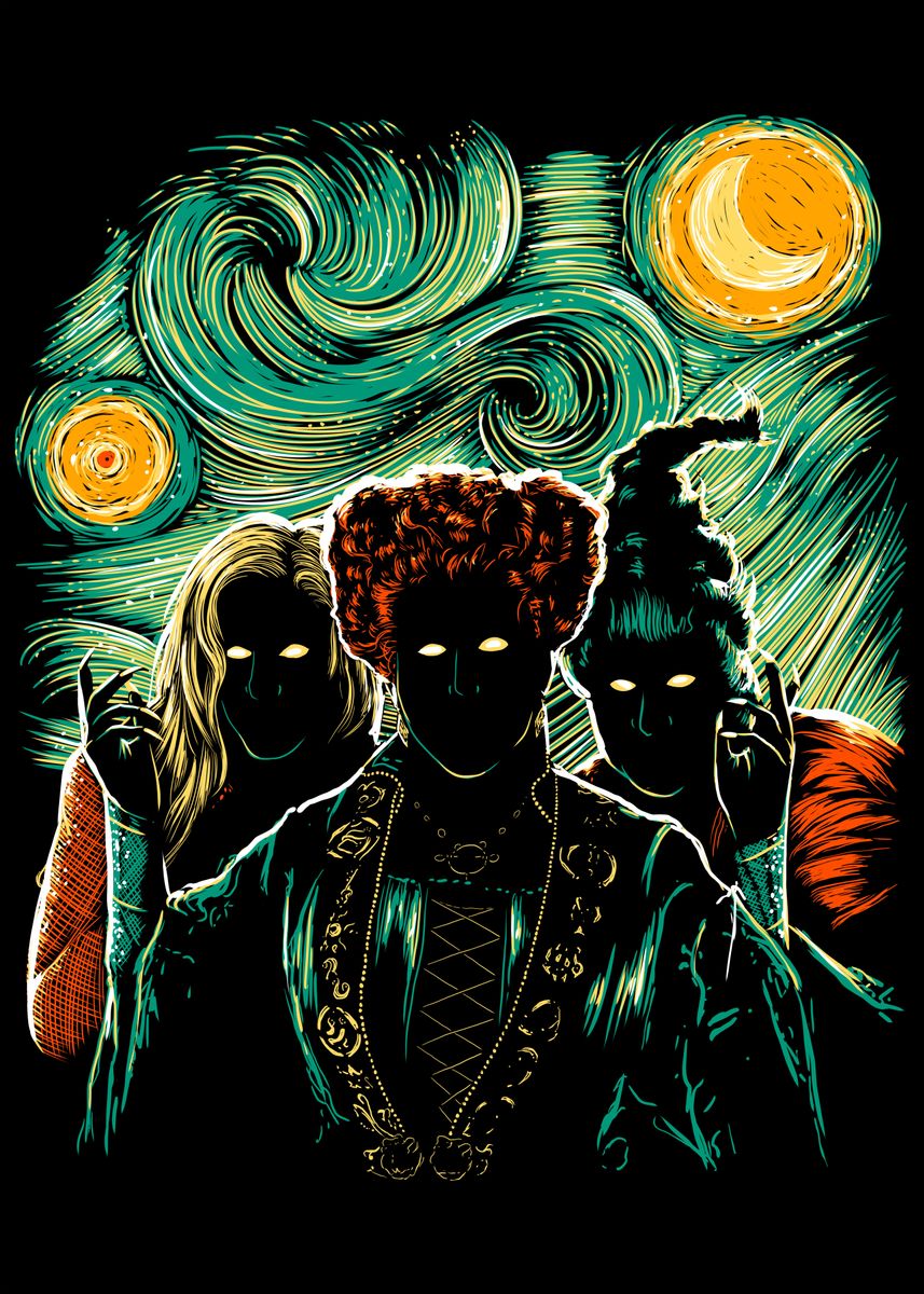 'Salem Night' Poster by Denis Orio Ibañez | Displate